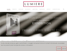 Tablet Screenshot of lumiere-imaging.fr